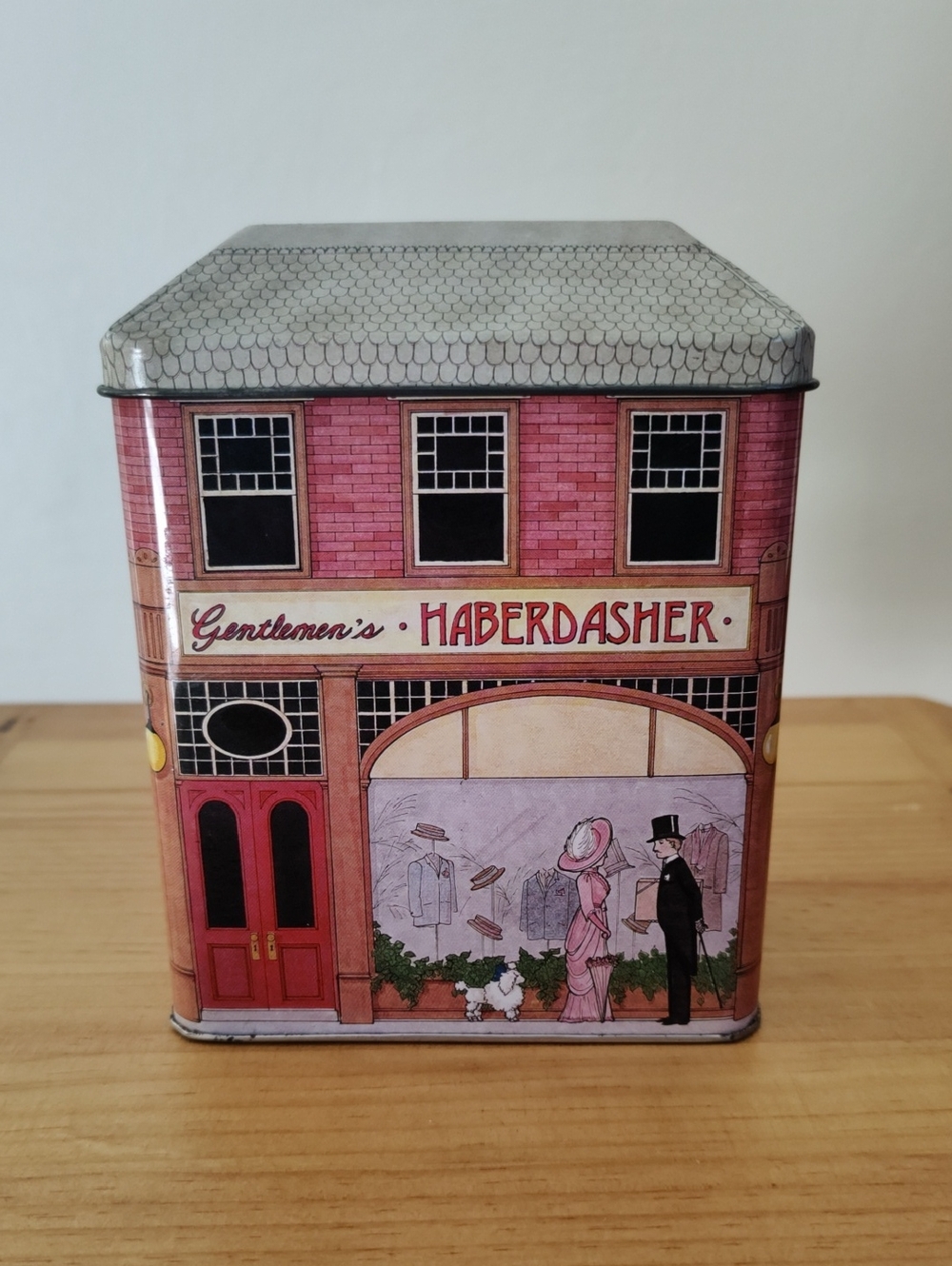 The Tinsmith's Craft Gentleman's Haberdasher Tin Container